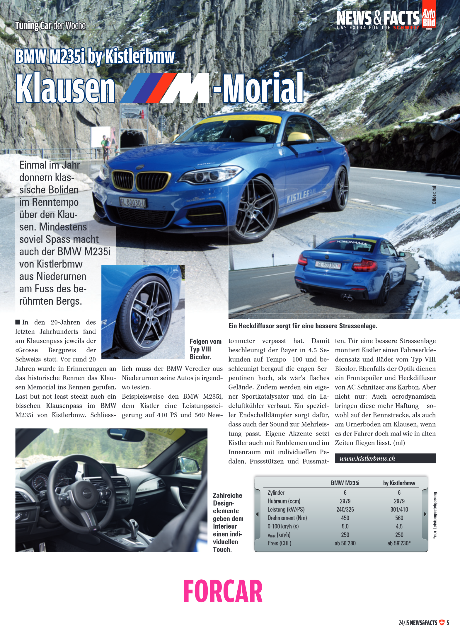BMW Mi Auto Bild